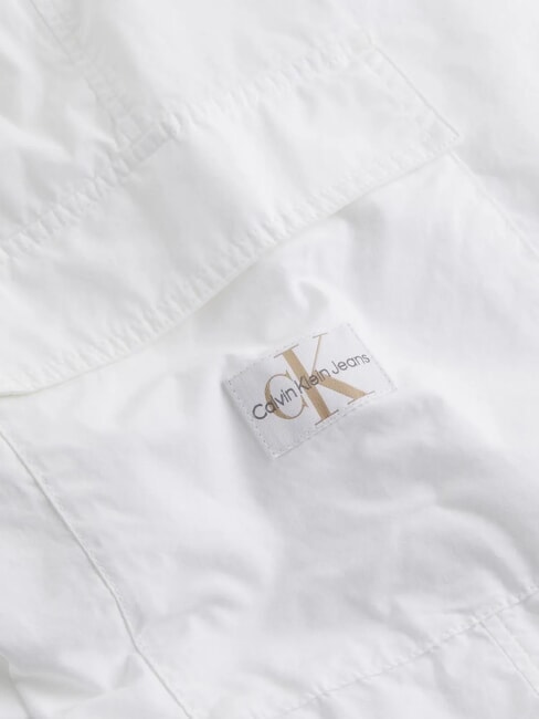 CK JEANS Pantaloni cargo in cotone bright white - Pantaloni Donna