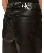 CALVIN KLEIN CK JEANS Pantaloni dritti a vita alta ck black - Pantaloni Donna - 4