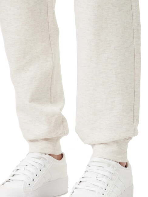 CK Pantaloni da tuta con elastico logato oatmeal heather - Tute sportive Donna