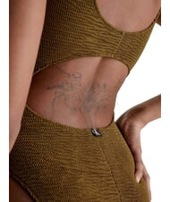 CALVIN KLEIN CK Costume intero scollo schiena urban army - Costumi da bagno Donna - 3