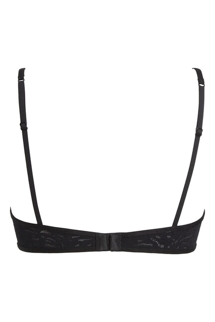 CK Reggiseno a balconcino in pizzo black - Reggiseni Donna