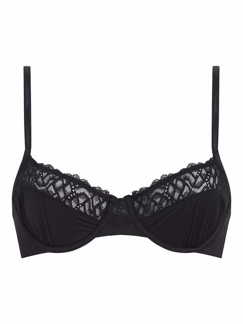 CK Reggiseno con ferretto e pizzo black - Reggiseni Donna