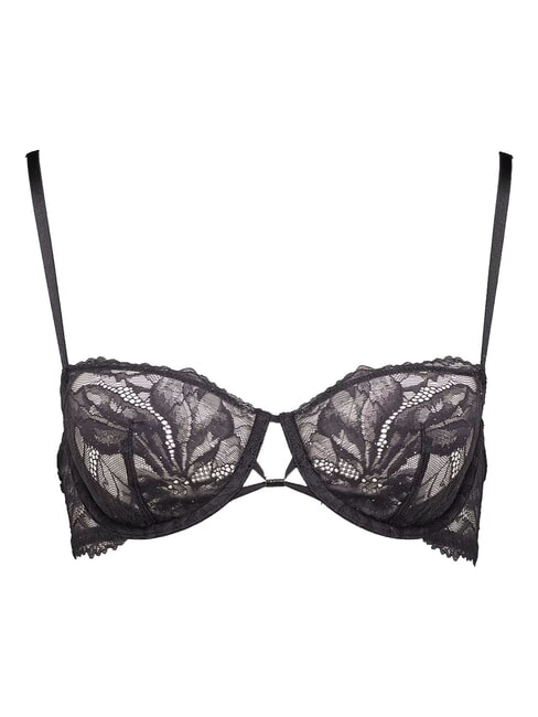CK Reggiseno a balconcino in pizzo black - Reggiseni Donna