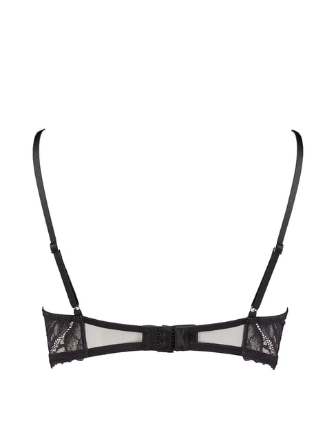 CK Reggiseno a balconcino in pizzo black - Reggiseni Donna