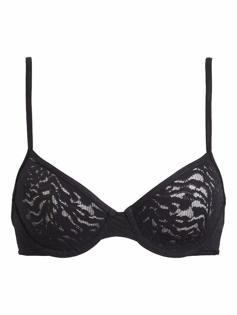 CK Reggiseno a balconcino in pizzo black - Reggiseni Donna
