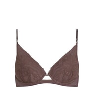 CALVIN KLEIN CK Reggiseno in pizzo con ferretto plum truffle - Reggiseni Donna - 3