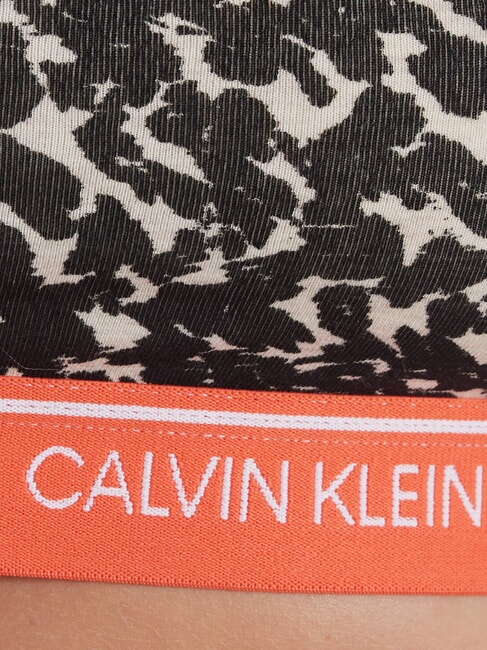 CK Reggiseno bralette cotone stretch distorted animal - oatmeal heather - Reggiseni Donna