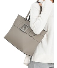 ARMANI EXCHANGE A|X BUCKLE Borsa a spalla brown bass - Borse Donna - 5
