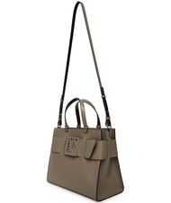 ARMANI EXCHANGE A|X BUCKLE Borsa a mano con tracolla brown bass - Borse Donna - 3
