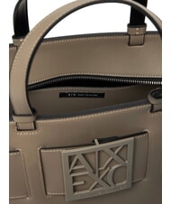 ARMANI EXCHANGE A|X BUCKLE Borsa a mano con tracolla brown bass - Borse Donna - 4