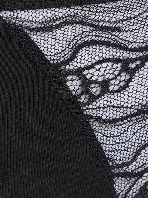 CK Perizoma con pizzo black - Slip Donna