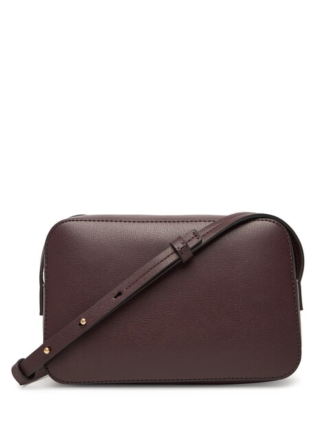 EMBOSSED LOGO Mini Bag a tracolla fudge/espresso - Borse Donna