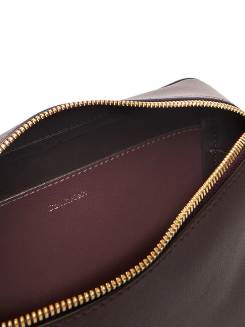 EMBOSSED LOGO Mini Bag a tracolla fudge/espresso - Borse Donna