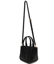 CALVIN KLEIN BOLD MONOGRAM Mini Bag a mano, con tracolla na black - Borse Donna - 3