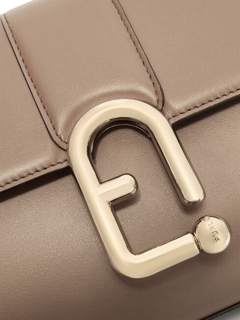 URBAN Borsa a tracolla piccola in pelle greige - Borse Donna