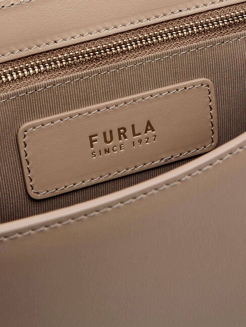 URBAN Borsa a tracolla piccola in pelle greige - Borse Donna