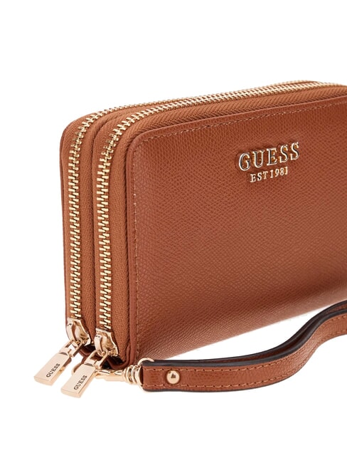 AMORETTE Portafoglio medio 2 zip around COGNAC - Portafogli Donna