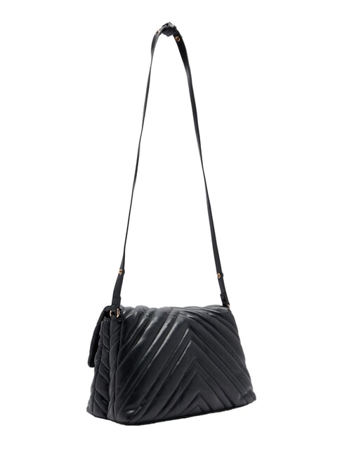 LUNNY Borsa hobo media matelassé NERO - Borse Donna