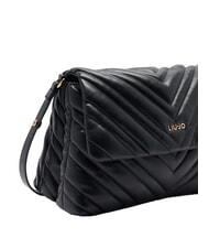 LIUJO LUNNY Borsa hobo media matelassé NERO - Borse Donna - 4