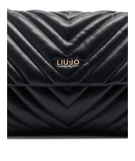 LIUJO LUNNY Borsa hobo media matelassé NERO - Borse Donna - 5