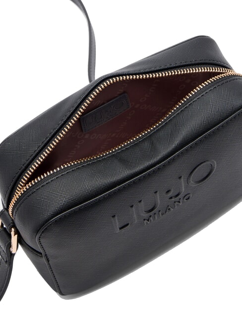 HALONA Borsa camera case logo in rilievo NERO - Borse Donna