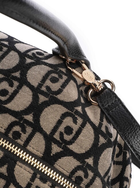 AMELIE Borsa a bauletto logo monogram tabacco - Borse Donna