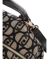 LIUJO AMELIE Borsa a bauletto logo monogram tabacco - Borse Donna - 4