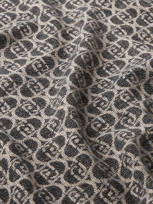 MONOGRAM Stola con logo monogram NERO - Sciarpe