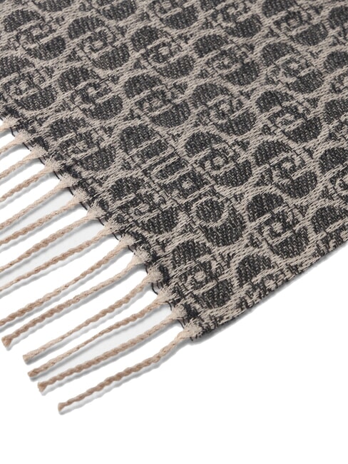 MONOGRAM Stola con logo monogram NERO - Sciarpe