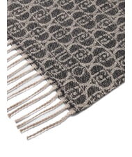 LIUJO MONOGRAM Stola con logo monogram NERO - Sciarpe - 4