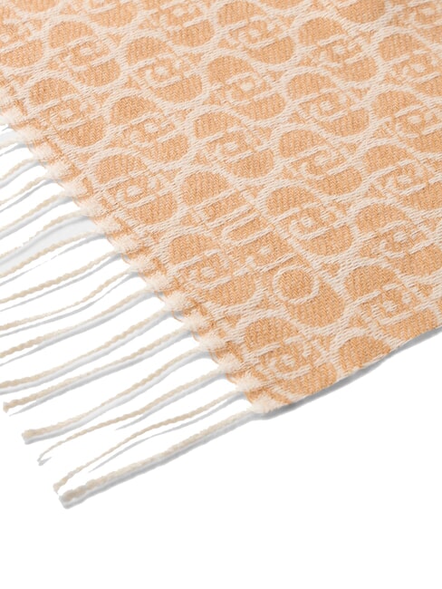 MONOGRAM Stola con logo monogram cammello - Sciarpe