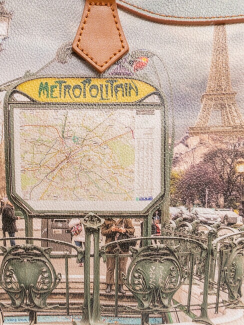 YESBAG Borsa a spalla metro paris - Borse Donna