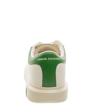 ARMANI EXCHANGE ACTION Sneakers in pelle off white+formal garden - Scarpe Uomo - 4