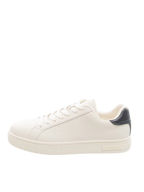 A|X COURTSIDE Sneakers in pelle off white+deep navy - Scarpe Uomo