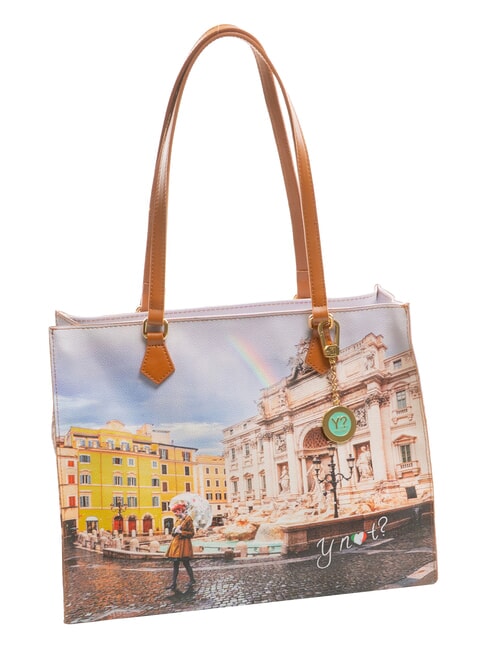 YESBAG Borsa Tote a spalla rainbow rome - Borse Donna