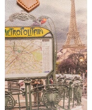 YNOT YESBAG Borsa a spalla stampata metro paris - Borse Donna - 3