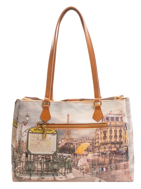 YESBAG Borsa a spalla stampata metro paris - Borse Donna