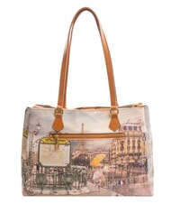 YNOT YESBAG Borsa a spalla stampata metro paris - Borse Donna - 4