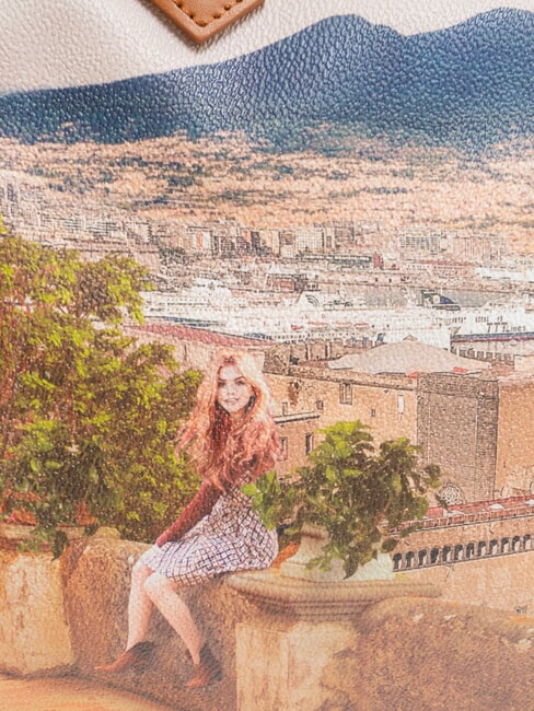 YESBAG Borsa a spalla stampata lemon tree - Borse Donna