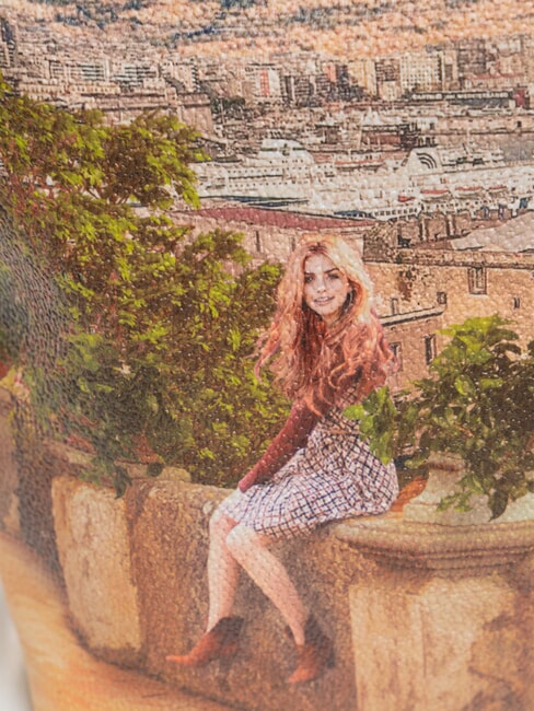 YESBAG Borsa media a tracolla lemon tree - Borse Donna