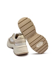 LIUJO EVA 06 Sneakers chunky in pelle milk/light gold - Scarpe Donna - 4