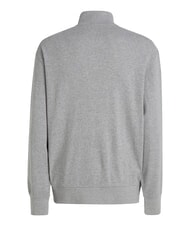CALVIN KLEIN CK JEANS Felpa a collo alto full zip grey heather - Felpe Uomo - 5