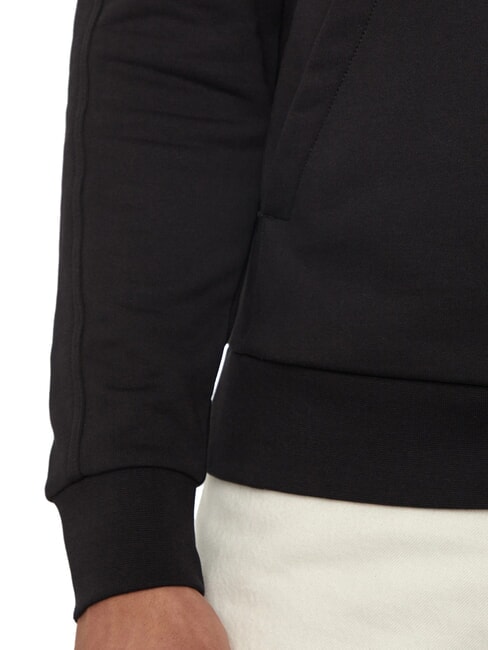 CK Felpa con cappuccio stampa logo ck black - Felpe Uomo