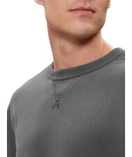 CALVIN KLEIN CK JEANS Felpa a girocollo in cotone washed black - Felpe Uomo - 3