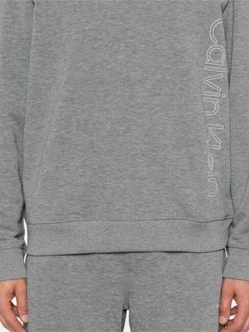 CK PERFORMANCE Felpa con cappuccio e logo medium grey heather - Felpe Uomo