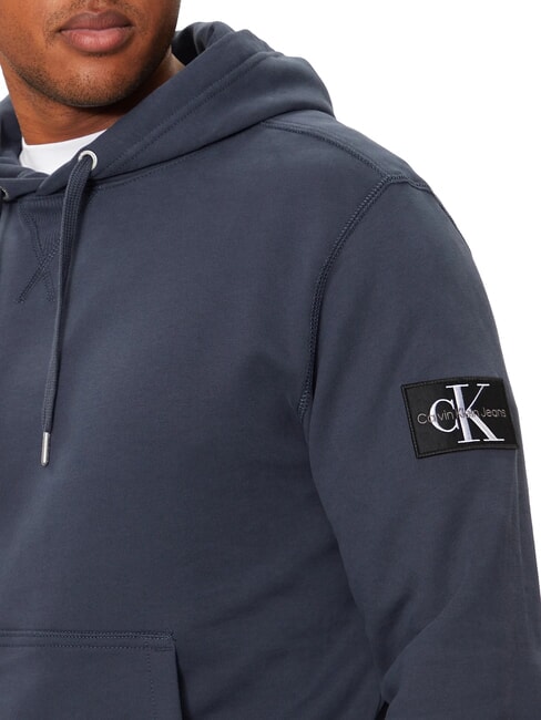 CK JEANS Felpa con cappuccio e patch logo ink - Felpe Uomo