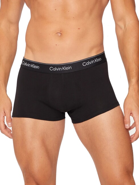 CK 3 boxer elastico logo lurex b- silver, red, silver lurex lgs - Slip Uomo