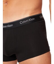 CALVIN KLEIN CK 3 boxer elastico logo lurex b- silver, red, silver lurex lgs - Slip Uomo - 4