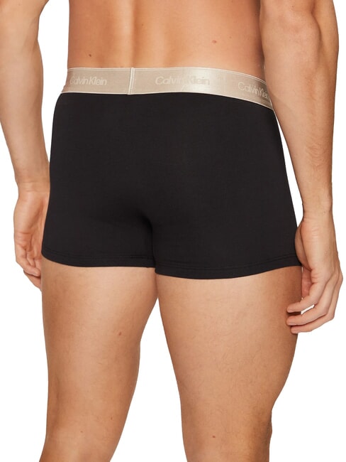 CK Boxer con elastico a contrasto black w/ cocoon wb - Slip Uomo