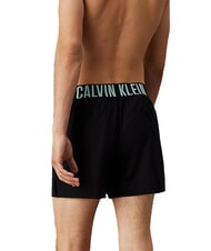 CALVIN KLEIN CK 2 boxer b- white, tickled greeen lgs - Slip Uomo - 4